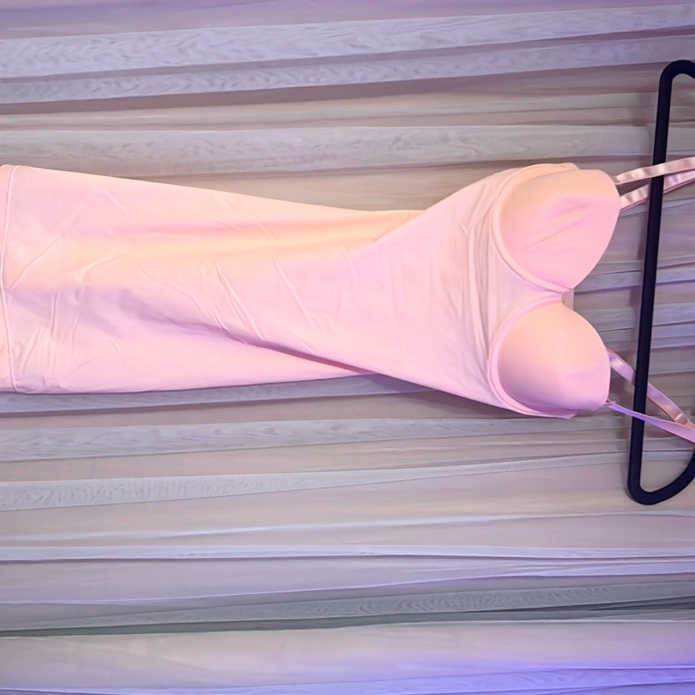 pink bodycon dress